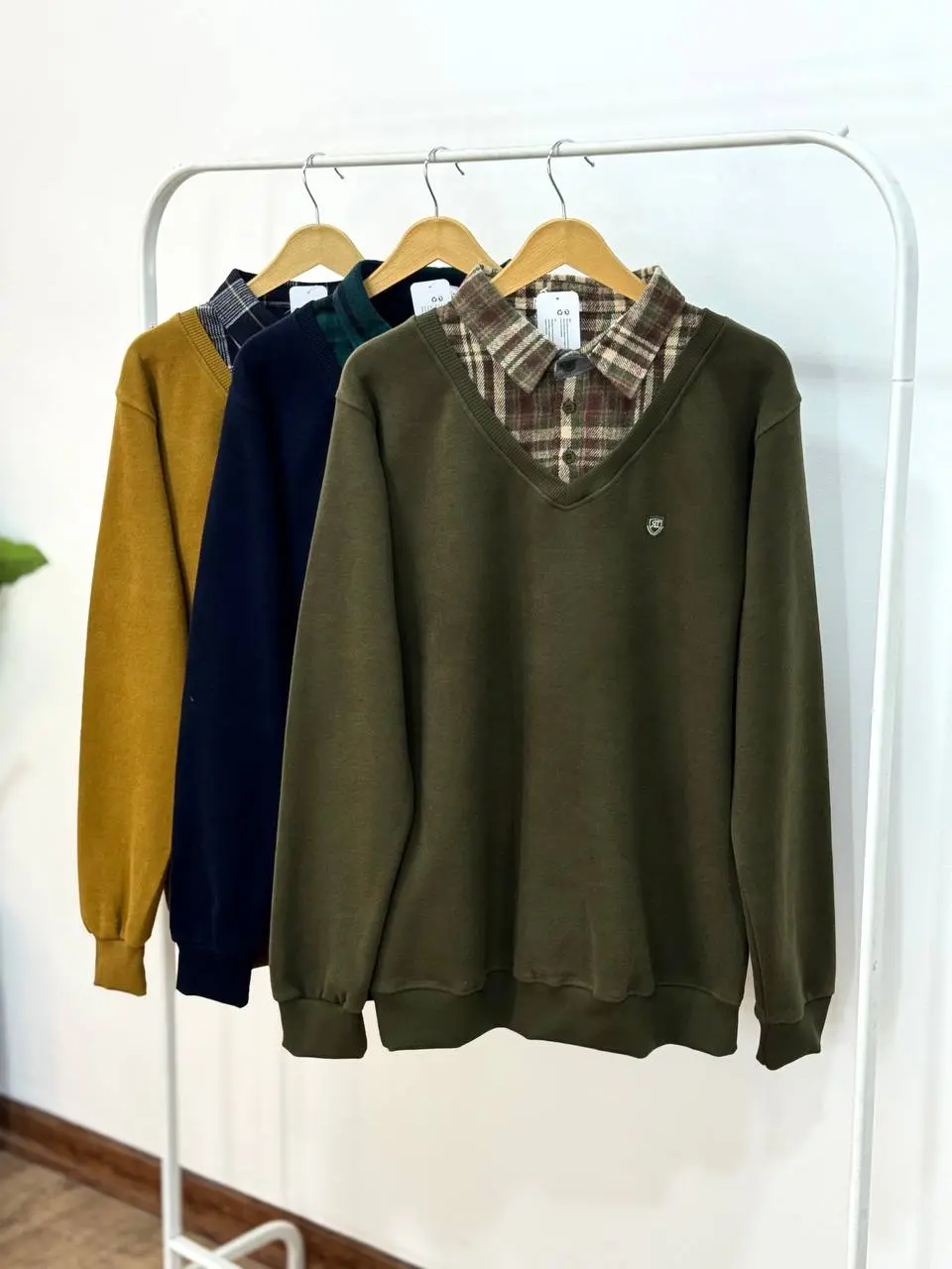 پلیور دورس مردانه یقه دار بردیا 2